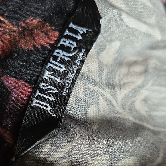 Floral Black Button Down Dress - Picture 7 of 10